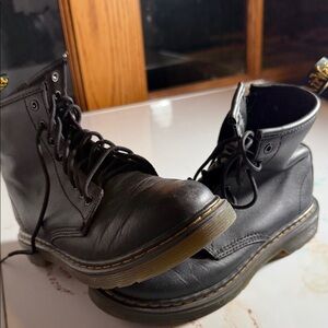Dr. Martens Black Kids Boots